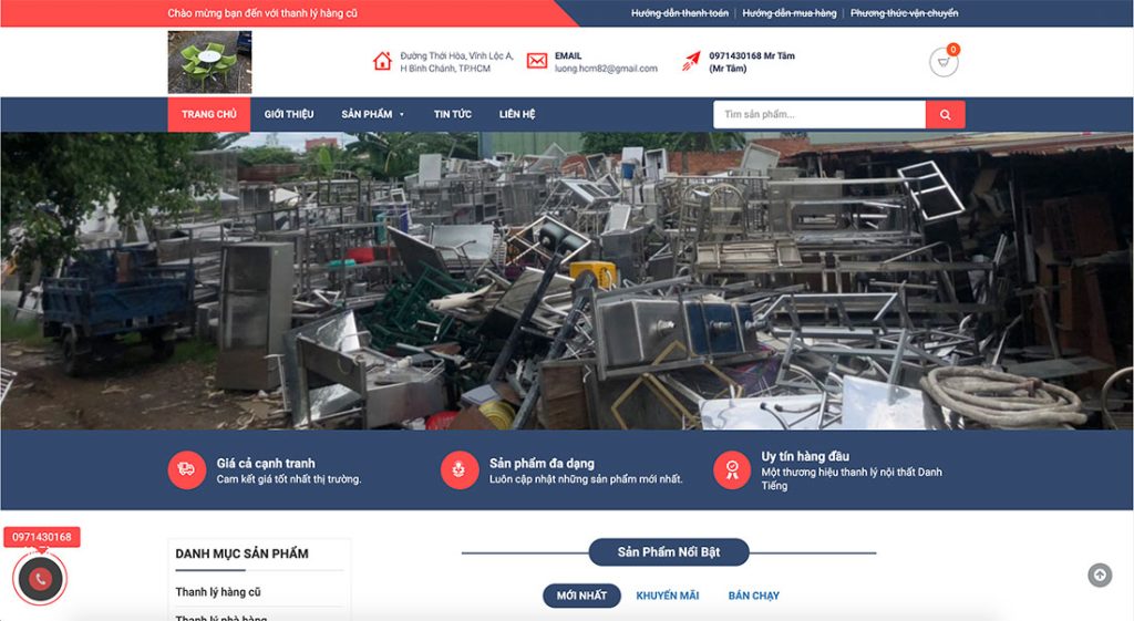 Thiết kế website bán đồ cũ chuyên nghiệp – Giao diện độc quyền, chuẩn SEO 1 Thiết kế website bán đồ cũ chuyên nghiệp