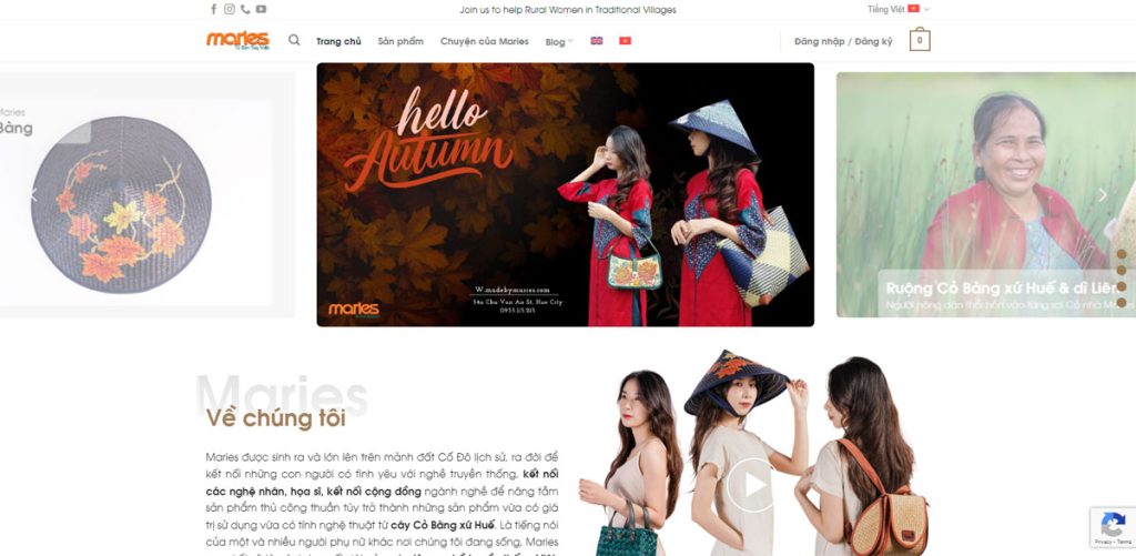 Thiết kế website thủ công mỹ nghệ