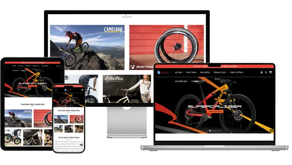 Thiết kế website bán xe đạpmột website bán xe đạp địa hình hoạt động ổn định và phục vụ tốt cho khách hàng cần có 3 yếu tố cơ bản: tên miền (domain) được xem như địa chỉ ngôi nhà trên internet. Khách hàng chỉ cần gõ tên miền vào trình duyệt là có thể truy cập website. Hosting (web hosting) là nơi lưu trữ toàn bộ dữ liệu và thông tin của website. Giống như ngôi nhà thực tế, nơi chứa toàn bộ “nội thất” của bạn. Thiết kế website là quá trình xây dựng và trình bày giao diện, tính năng. Giúp khách hàng dễ dàng xem sản phẩm, tìm kiếm thông tin và mua hàng. 👉 nếu bạn chưa có kinh nghiệm trong lĩnh vực này, việc lựa chọn một công ty thiết kế web uy tín là giải pháp tốt nhất. Họ sẽ tư vấn, triển khai và tối ưu để mang lại cho bạn một website toàn diện, chuẩn seo và hoạt động hiệu quả.