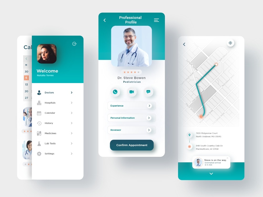 Thiết kế App Sức Khoẻ 1 Dịch vụ thiết kế app sức khỏe uy tín