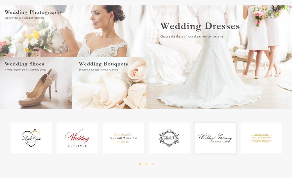 Thiết Kế Website Studio, Áo Cưới Trang Nhã, Đậm Dấu Ấn Thương Hiệu 2 Website-bán-hàng-váy-cưới-1-1024x640
