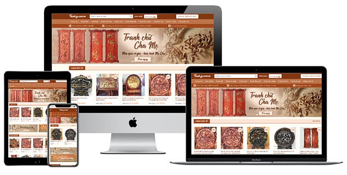 Thiết kế website bán tranh phong thủy