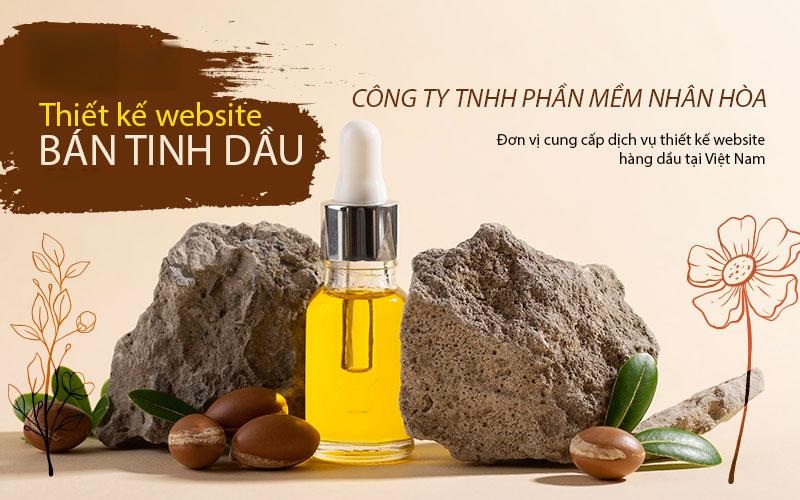 Thiết kế website bán tinh dầu thiên nhiên chuyên nghiệp, uy tín – Chuẩn SEO