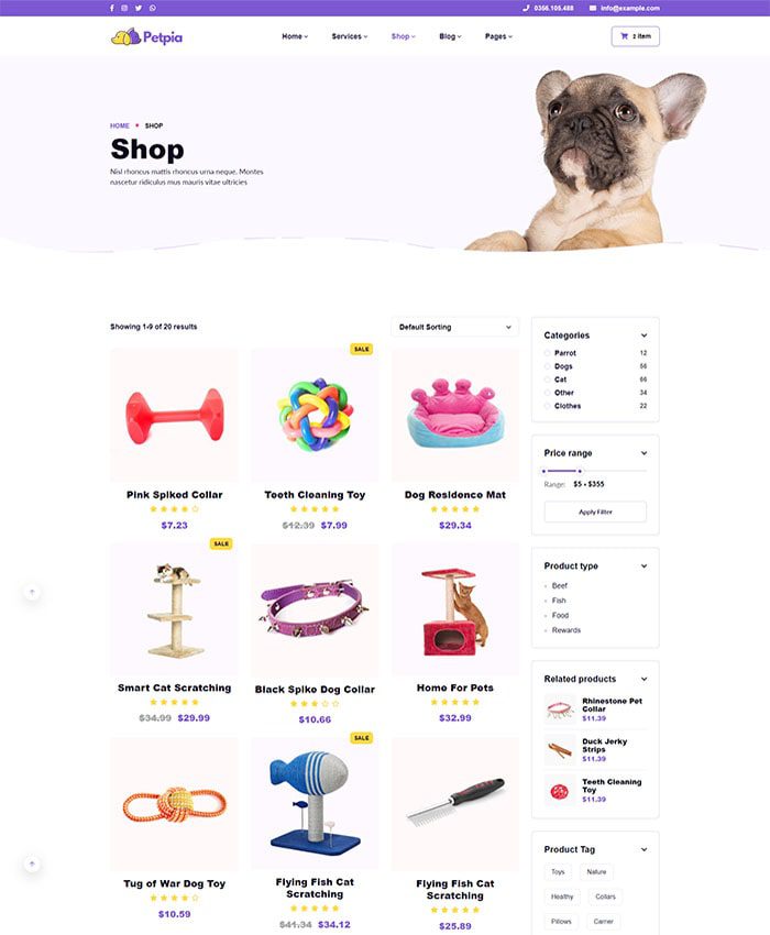 Thiết kế website chăm sóc thú cưng chuyên nghiệp – Đẹp hiện đại, chuyên nghiệp 3 Thiết kế website chăm sóc thú cưng chuyên nghiệp