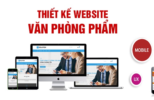 Thiết kế website văn phòng phẩm chuẩn SEO hiện đại, chuyên nghiệp