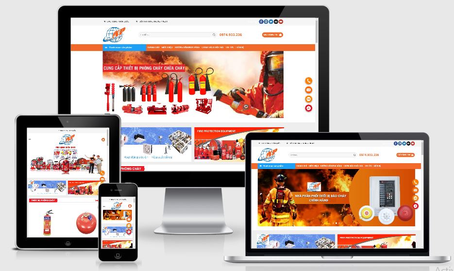 Thiết kế website thiết bị phòng cháy chữa cháy chuyên nghiệp – giá tốt 1 Thiết kế website thiết bị phòng cháy chữa cháy