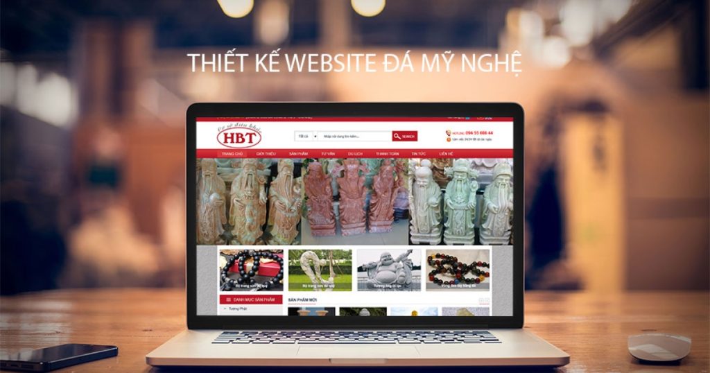 Thiết kế website đá mỹ nghệ chuyên nghiệp – giá rẻ, hiện đại