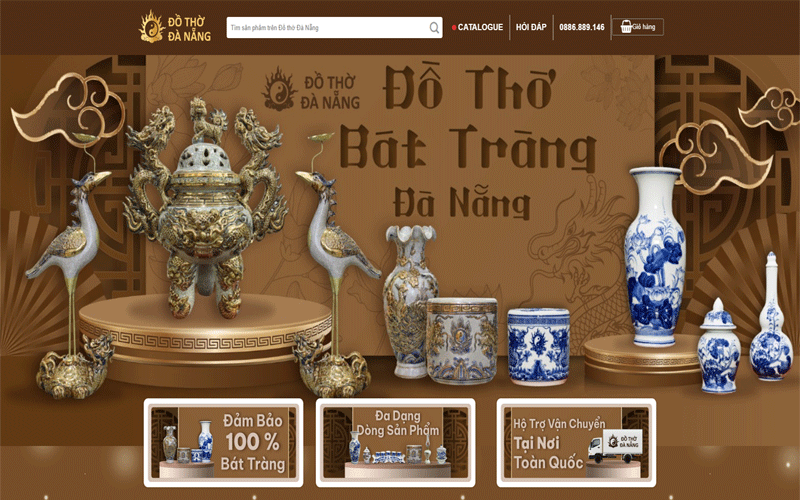 Thiết kế website bán đồ thờ cúng