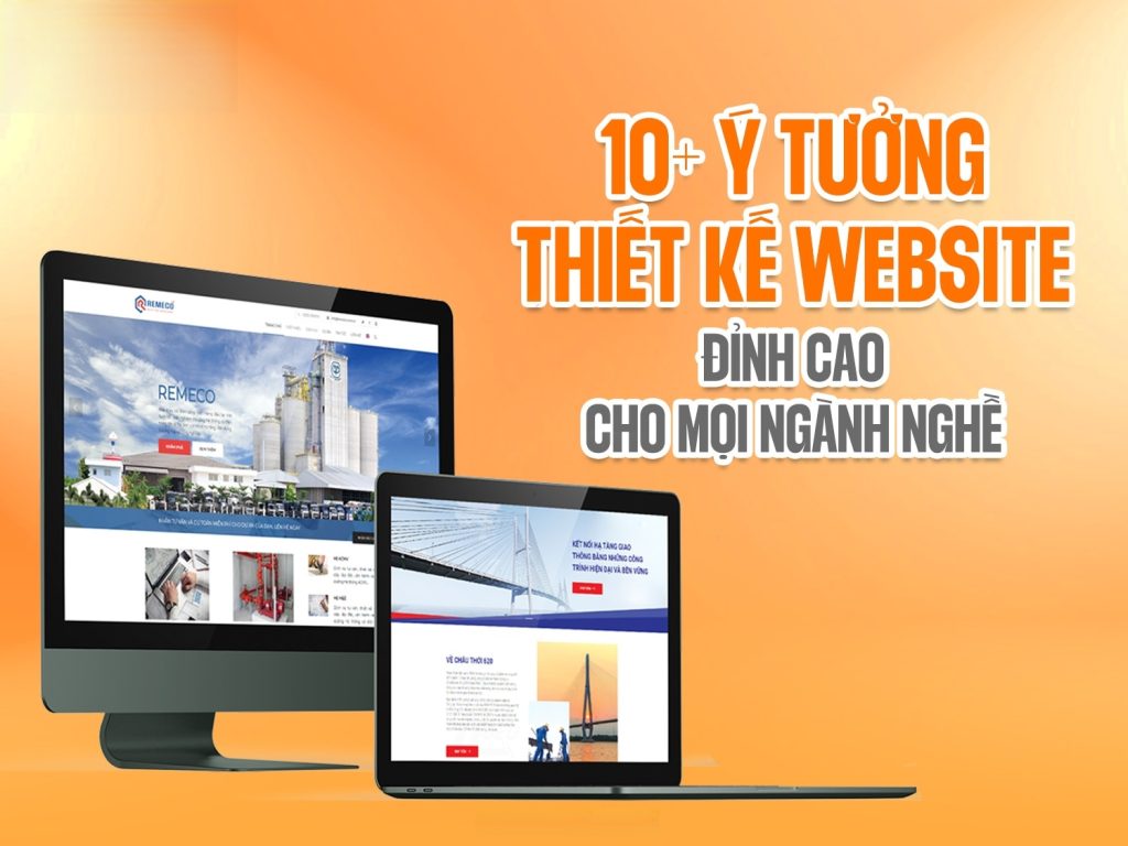 Thiết kế web theo ý tưởng sáng tạo độc đáo