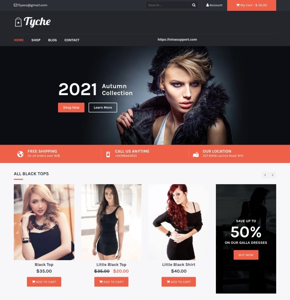 Thiết kế website công ty người mẫu
