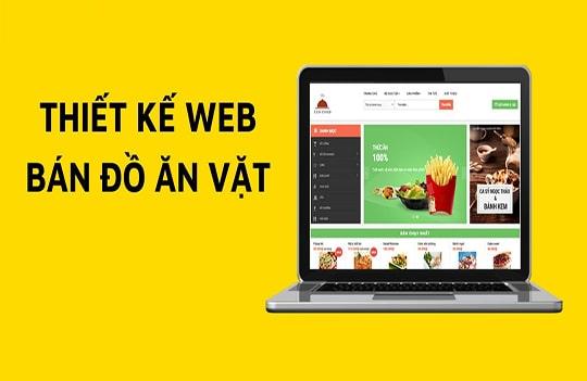Thiết kế website bán đồ ăn vặt