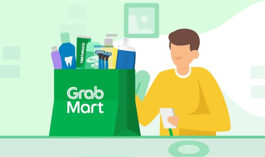 Ứng dụng thương mại điện tử grab mart