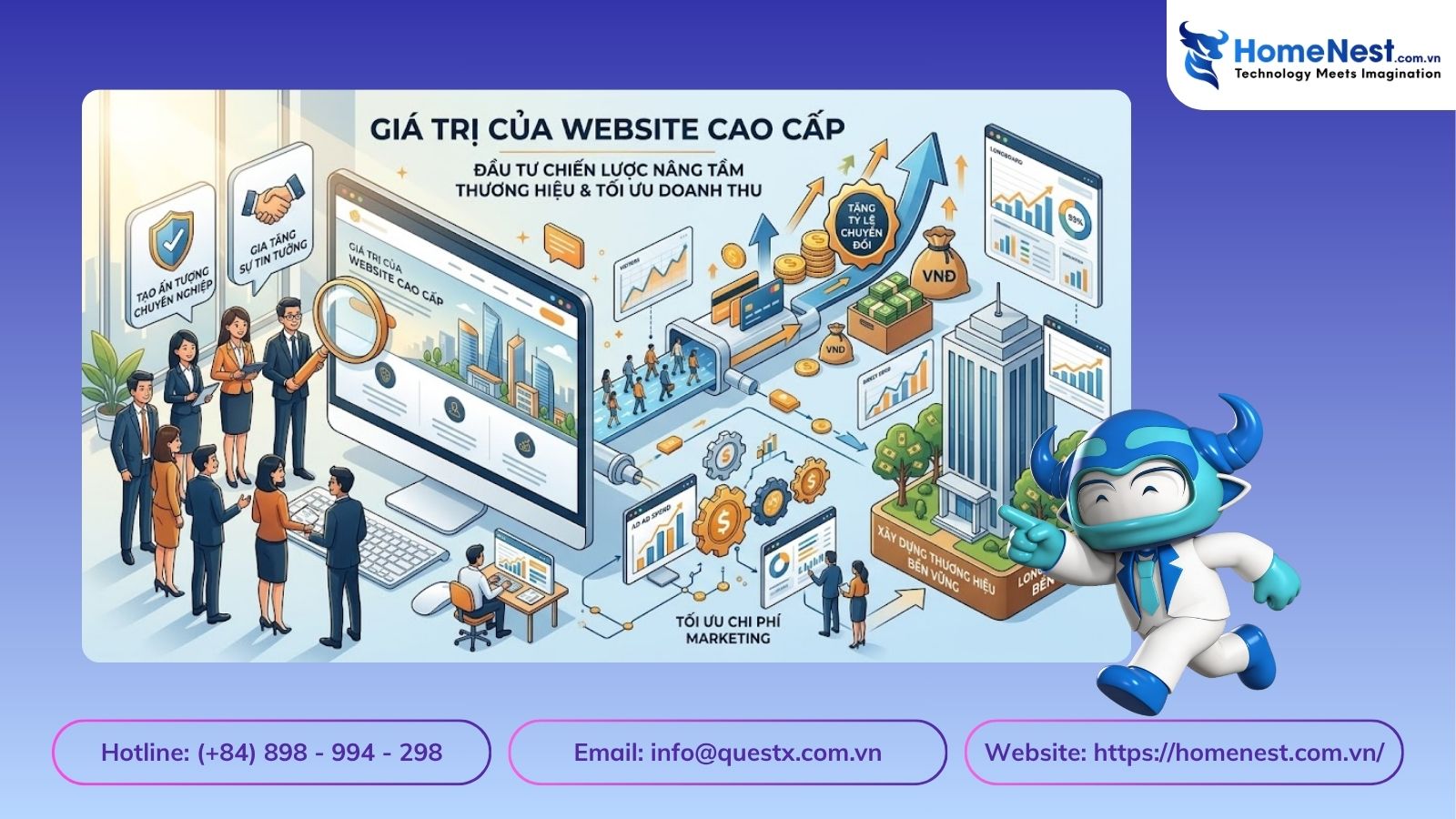 Khẳng định giá trị của website cao cấp
