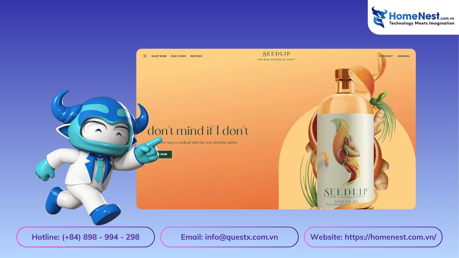 Sử dụng White Space hiệu quả trong thiết kế web 6 Seedlip