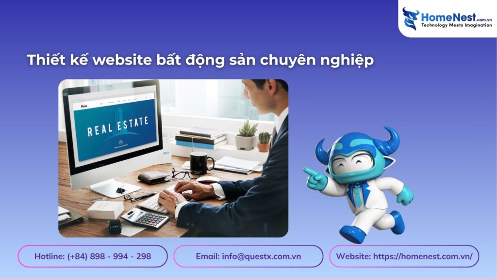 Thiết kế website bất động sản chuyên nghiệp, chuẩn SEO