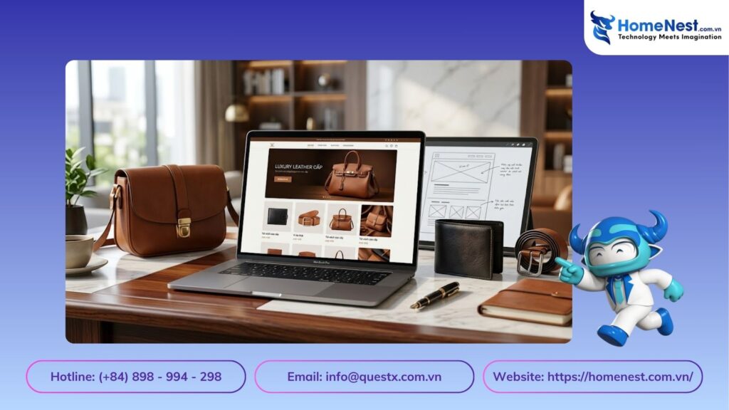 Thiết kế website bán đồ da cao cấp – Giải pháp chuyên nghiệp, chuẩn SEO