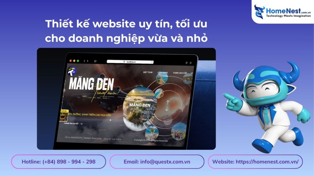 Thiết kế website uy tín, tối ưu cho doanh nghiệp vừa và nhỏ