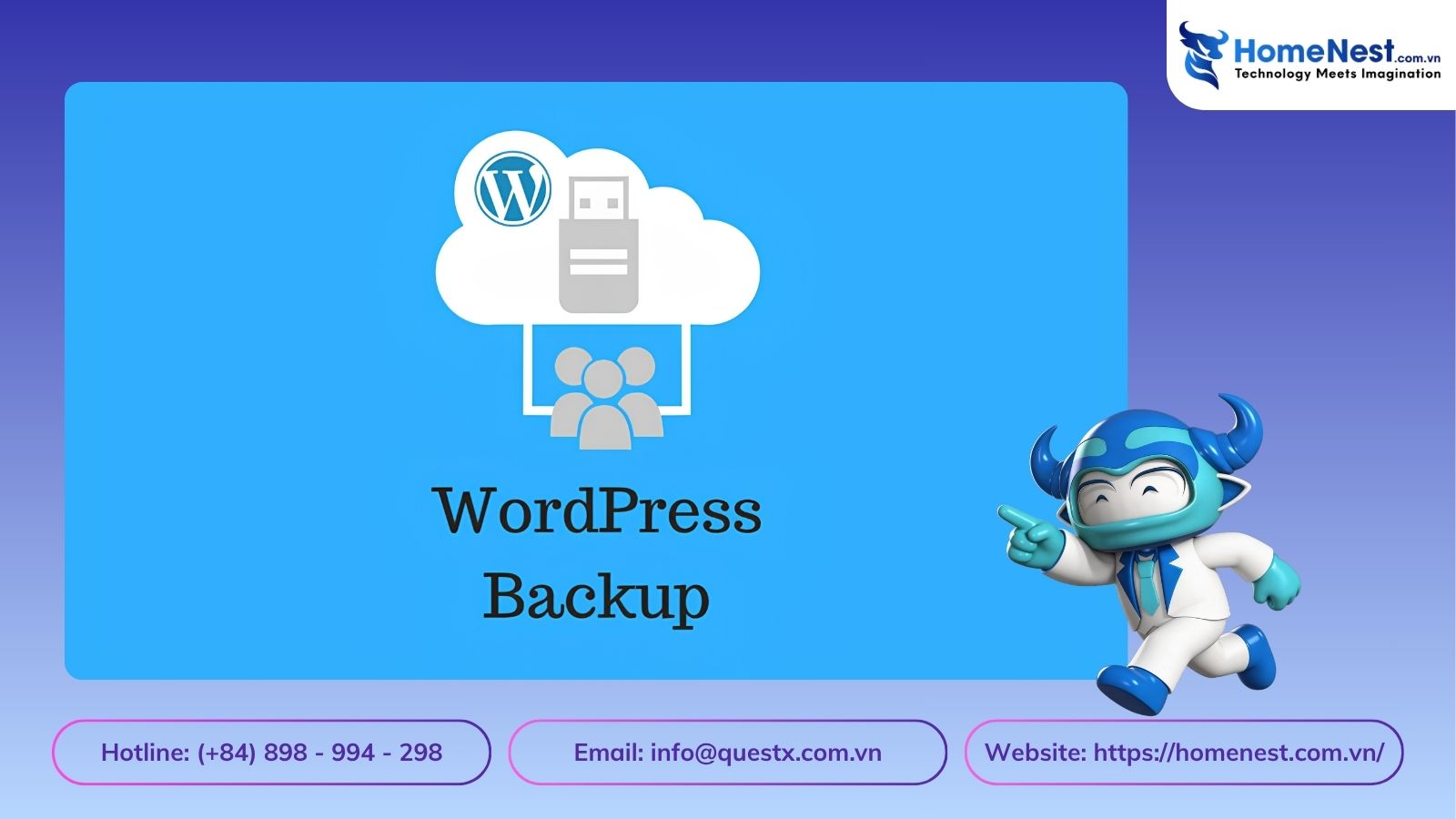 Sao lưu website wordpress thường xuyên