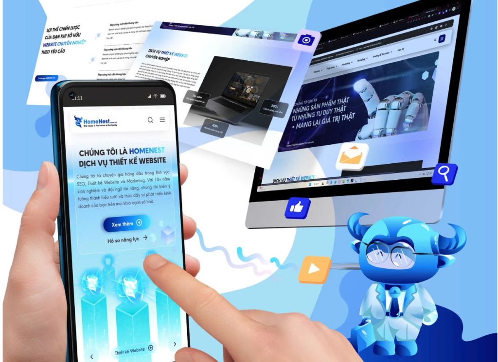 Bảng báo giá thiết kế website trọn gói mới nhất 4 Vì sao nên chọn homenest là đơn vị thiết kế website bán hàng tại tp. Hcm?