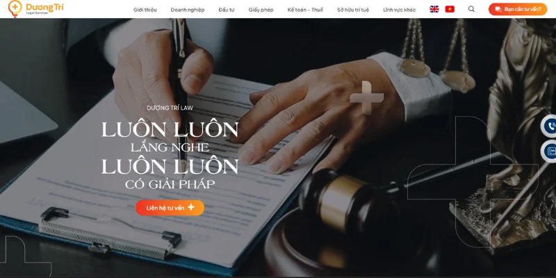Mẫu Website Tư Vấn Luật Chuyên Nghiệp, Chuẩn SEO Mới Nhất 5 Mẫu thiết kế website tư vấn luật trực tuyến