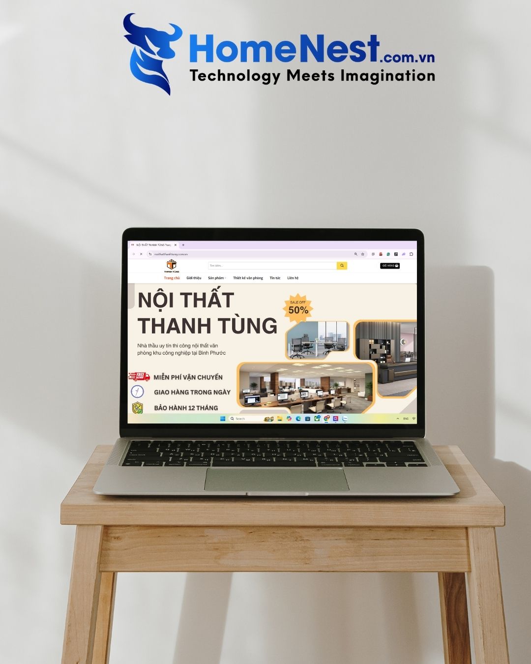So Sánh App, Web App và Website chi tiết. Đâu là lựa chọn tối ưu cho doanh nghiệp? 2 Website nội thất thanh tùng
