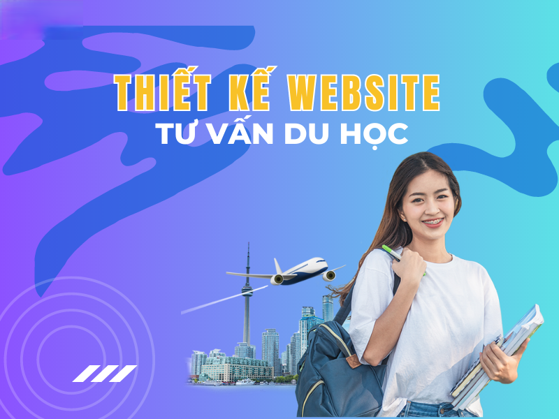 Thiết kế website du học chuyên nghiệp hiện đại chuẩn SEO