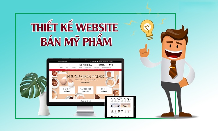 Thiết Kế Website Mỹ Phẩm – Giải Pháp Chuyên Nghiệp Nâng Tầm Thương Hiệu Online
