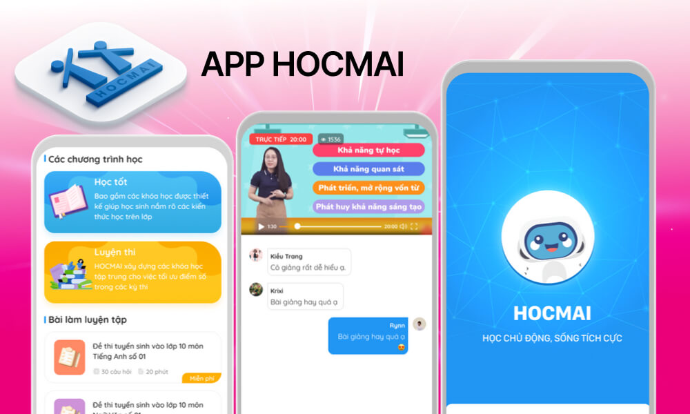 Top 8 App Giáo Dục Hàng Đầu Được Yêu Thích Nhất 6 Mẫu app giáo dục – học tập trực tuyến hocmai