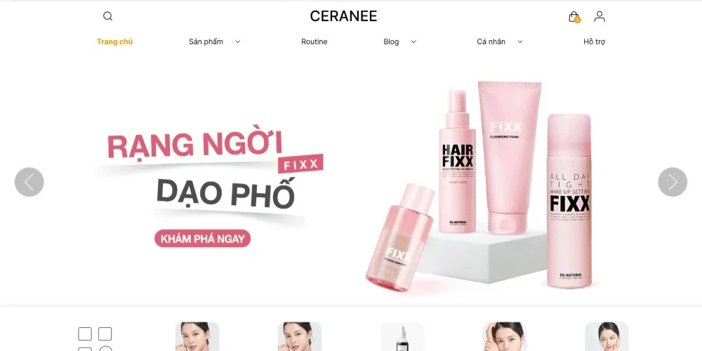 Top 08 Mẫu Thiết Kế Website Làm Đẹp Ấn Tượng Nhất 5 Mẫu thiết kế website làm đẹp – ceranee