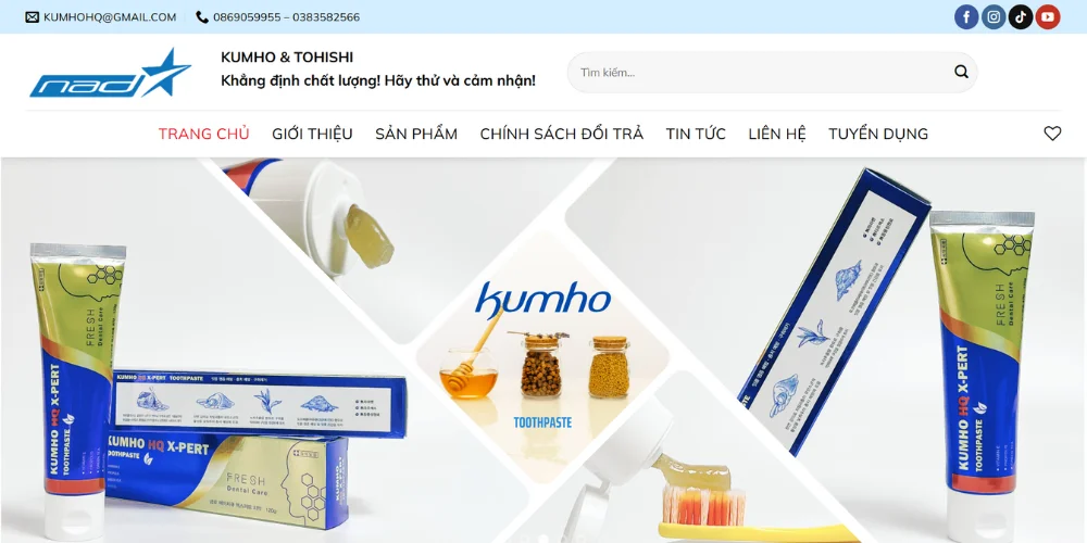 Top 08 Mẫu Thiết Kế Website Làm Đẹp Ấn Tượng Nhất 4 Mẫu thiết kế website làm đẹp – nad