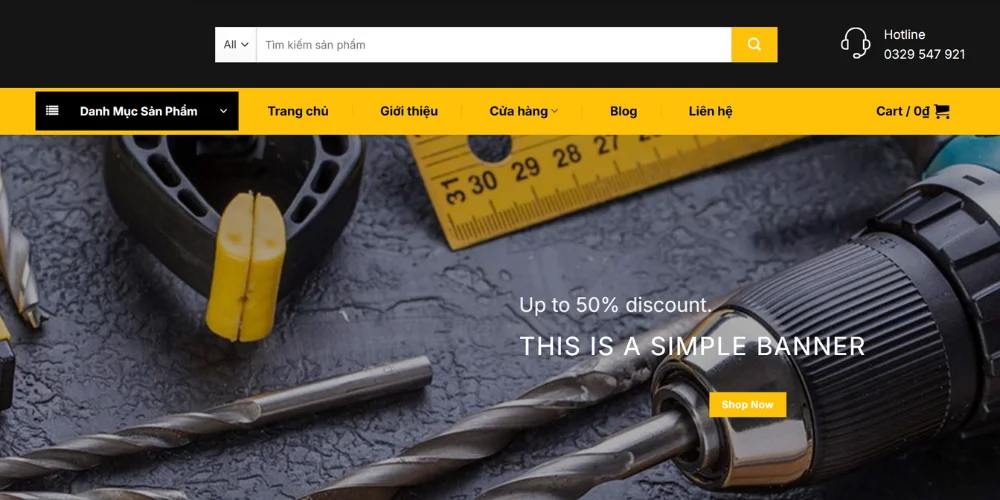8 Mẫu Website Bán Hàng WordPress Đáng Chú Ý Nhất 9 Mẫu thiết kế website bán hàng – tadaca