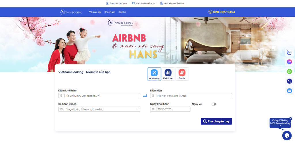 8 Mẫu Website Bán Hàng WordPress Đáng Chú Ý Nhất 6 Mẫu thiết kế website bán vé máy bay – vietnam booking
