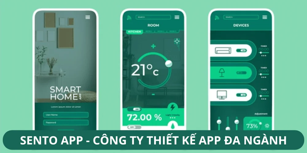 Sento app – công ty thiết kế app đa ngành