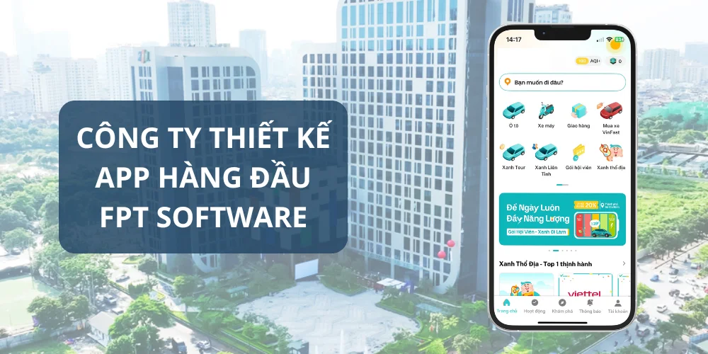 Công ty thiết kế app hàng đầu fpt software