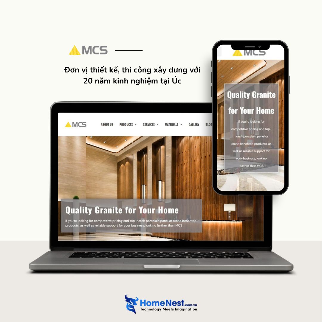 Đơn vị thiết kế, thi công xây dựng MCS