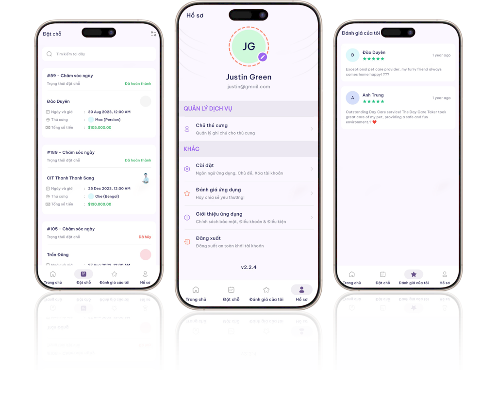 Vet app development tech stack