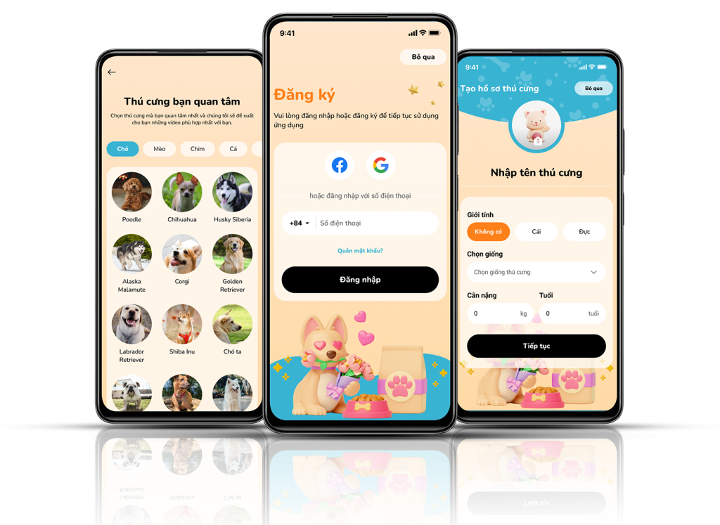 Thiết kế app thú y