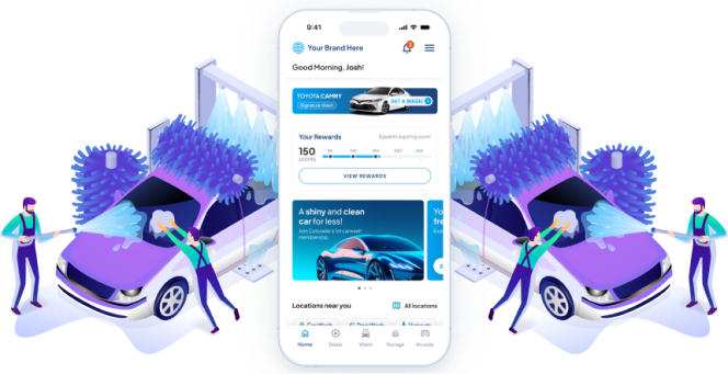Phát triển app rửa xe
