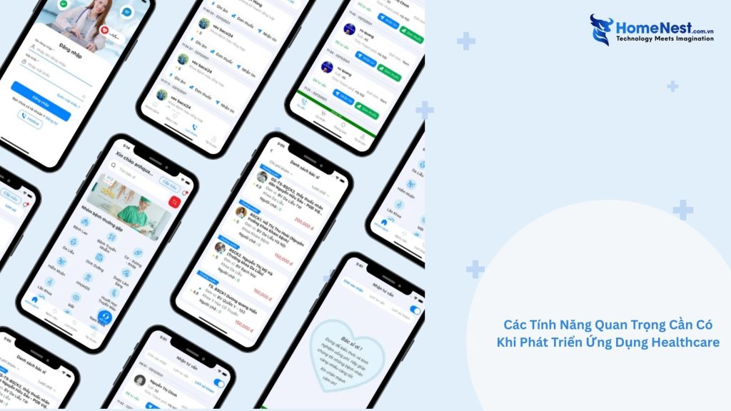 Tính năng của ứng dụng healthcare