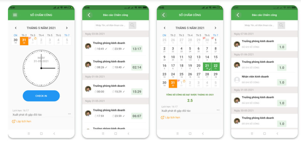 Top 10 app chấm công trên điện thoại được doanh nghiệp ưa chuộng nhất 1 Sổ chấm công