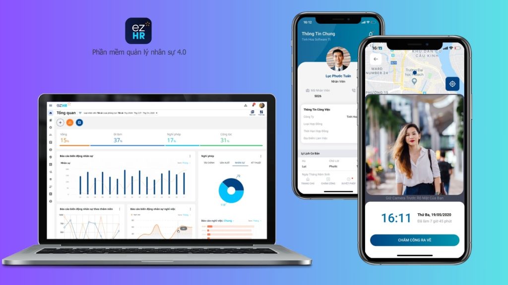 Top 10 app chấm công trên điện thoại được doanh nghiệp ưa chuộng nhất 4 Ezhr9