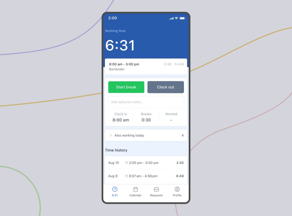 Top 10 app chấm công trên điện thoại được doanh nghiệp ưa chuộng nhất 6 Everhour