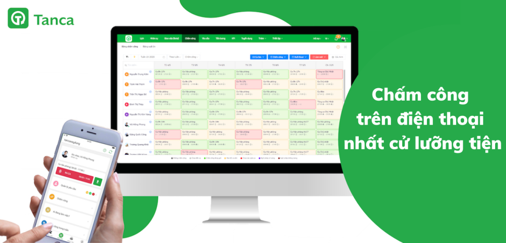 Top 10 app chấm công trên điện thoại được doanh nghiệp ưa chuộng nhất 2 App chấm công tanca
