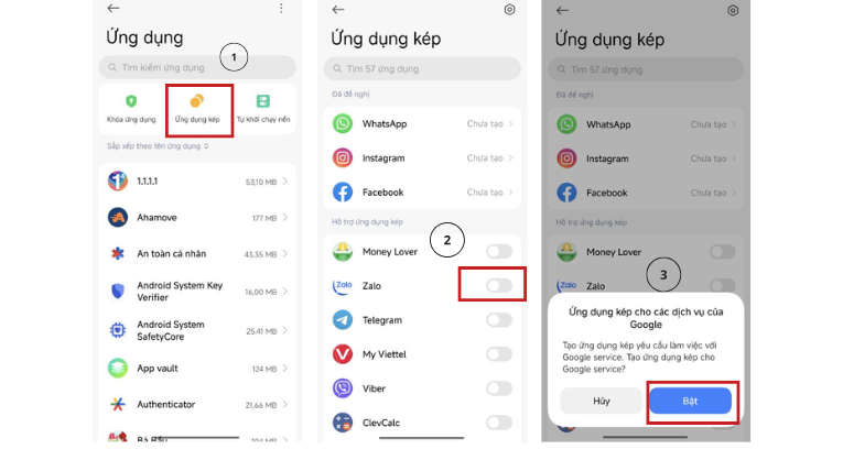 Sử dụng tính năng có sẵn của điện thoại android