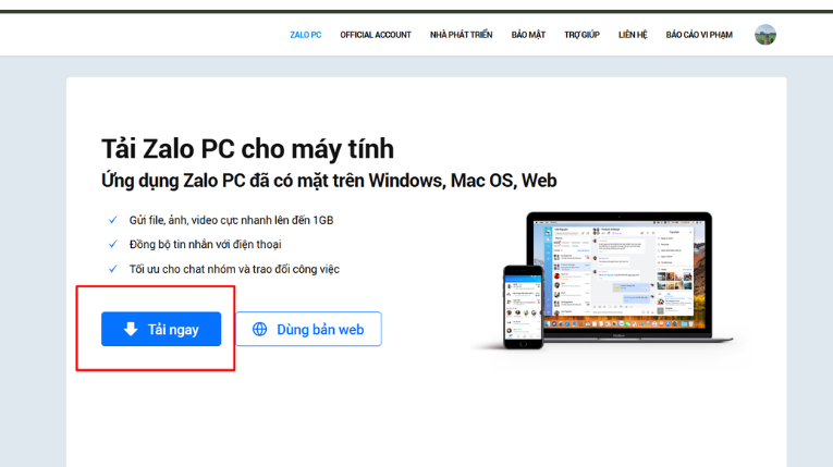 Cách Đăng Nhập 2 Zalo Trên 1 Máy Tính Cực Đơn Giản 3 Tải phần mềm zalo pc về máy