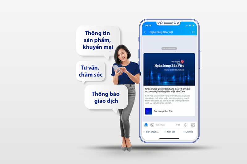 Tin nhắn chào mừng khách hàng