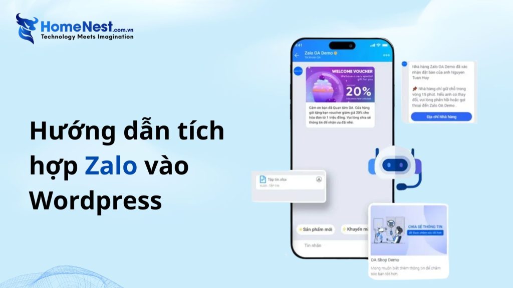 Hướng dẫn cách tích hợp Zalo vào WordPress đơn giản