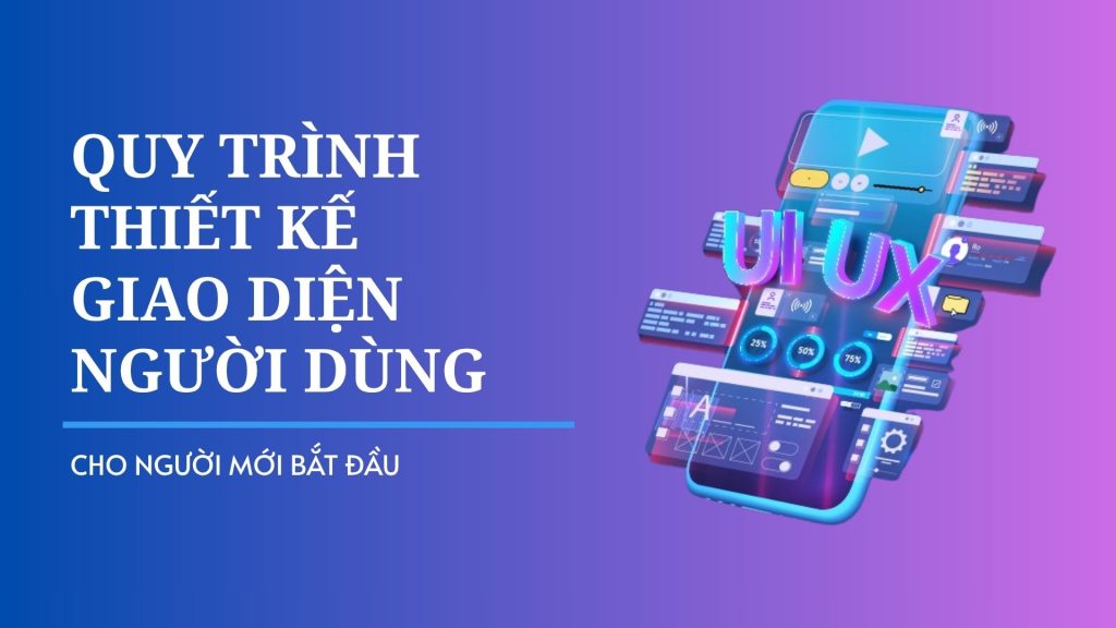 Giải mã từ A – Z quy trình thiết kế giao diện người dùng cho người mới bắt đầu
