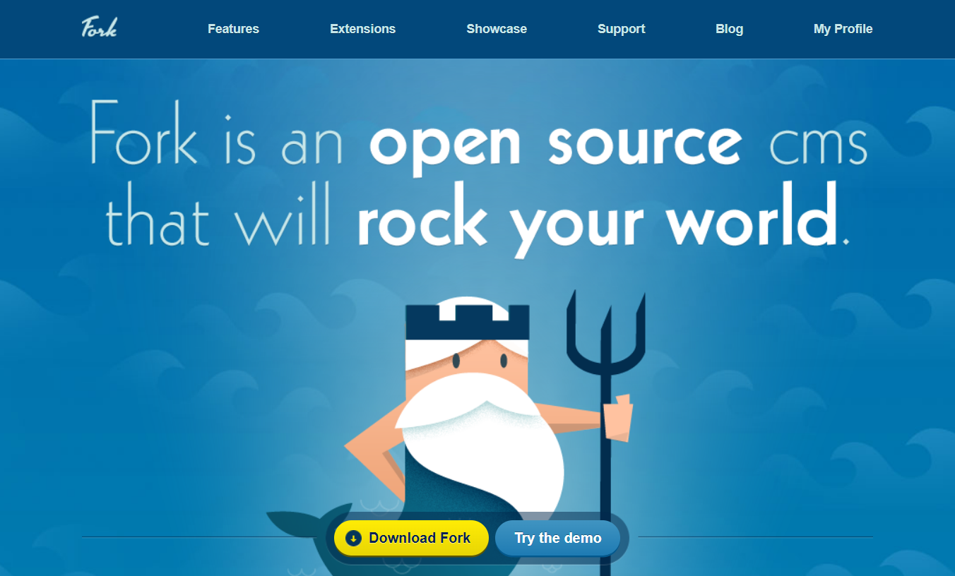 Top 11 phần mềm mã nguồn mở thiết kế website chuyên nghiệp 13 Fork