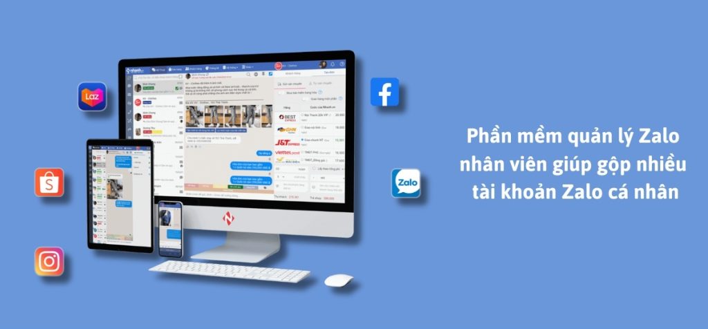 Phần mềm quản lý zalo cá nhân giúp gộp nhiều tài khoản zalo cá nhân